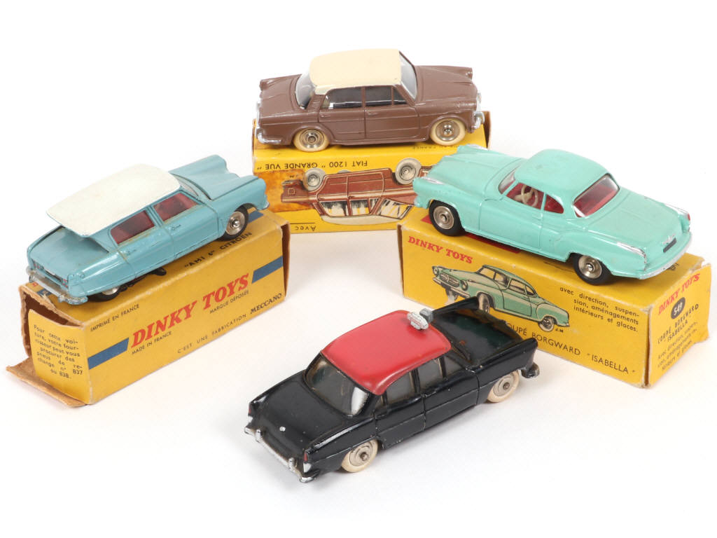 Lot 270 - DINKY TOYS (FRANCE) (4)