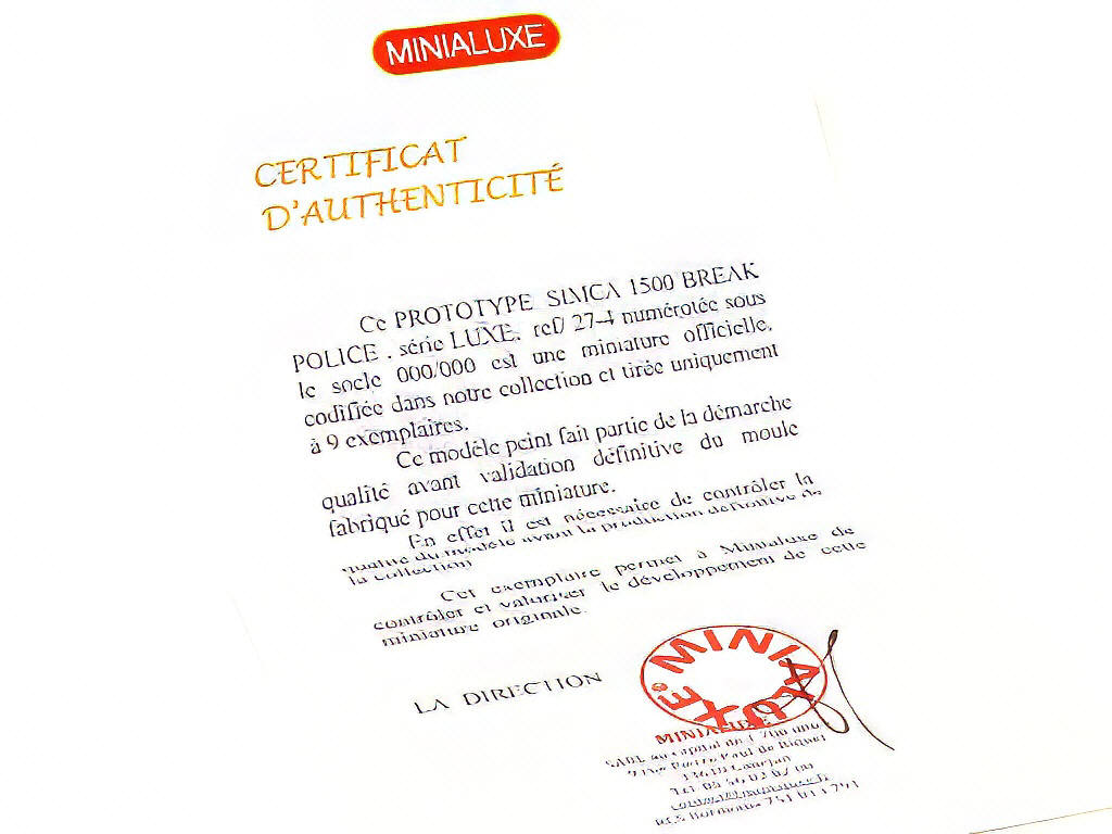 Lot 185 - MINIALUXE (FRANCE) (1)