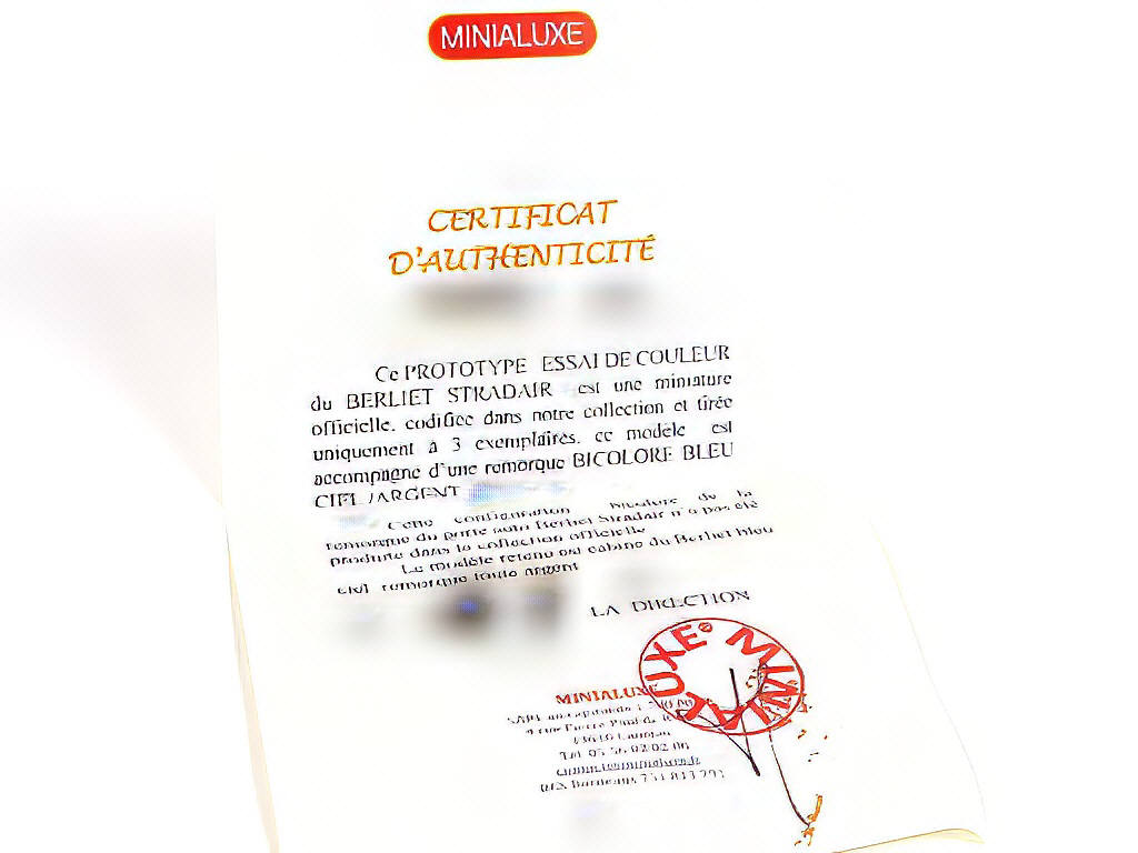 Lot 187 - MINIALUXE (FRANCE) (1)