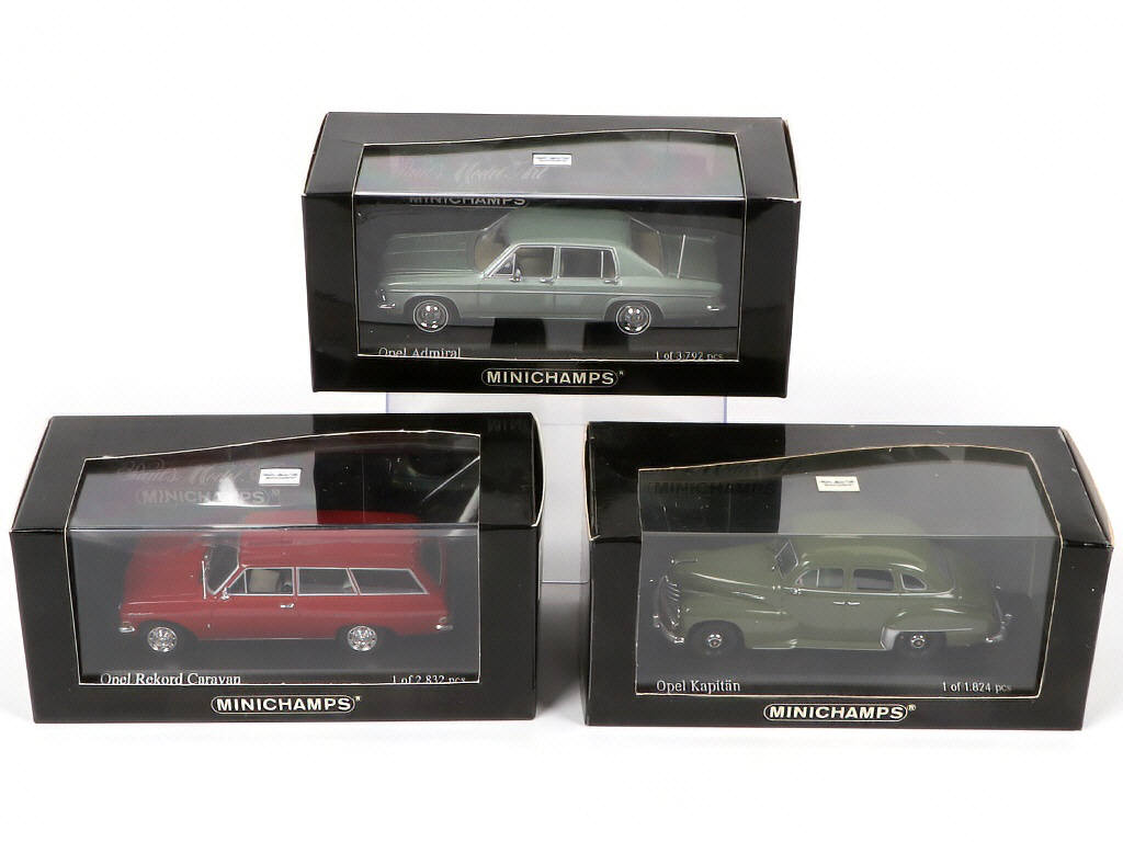 Lot 134 - MINICHAMPS (ALLEMAGNE) (3)