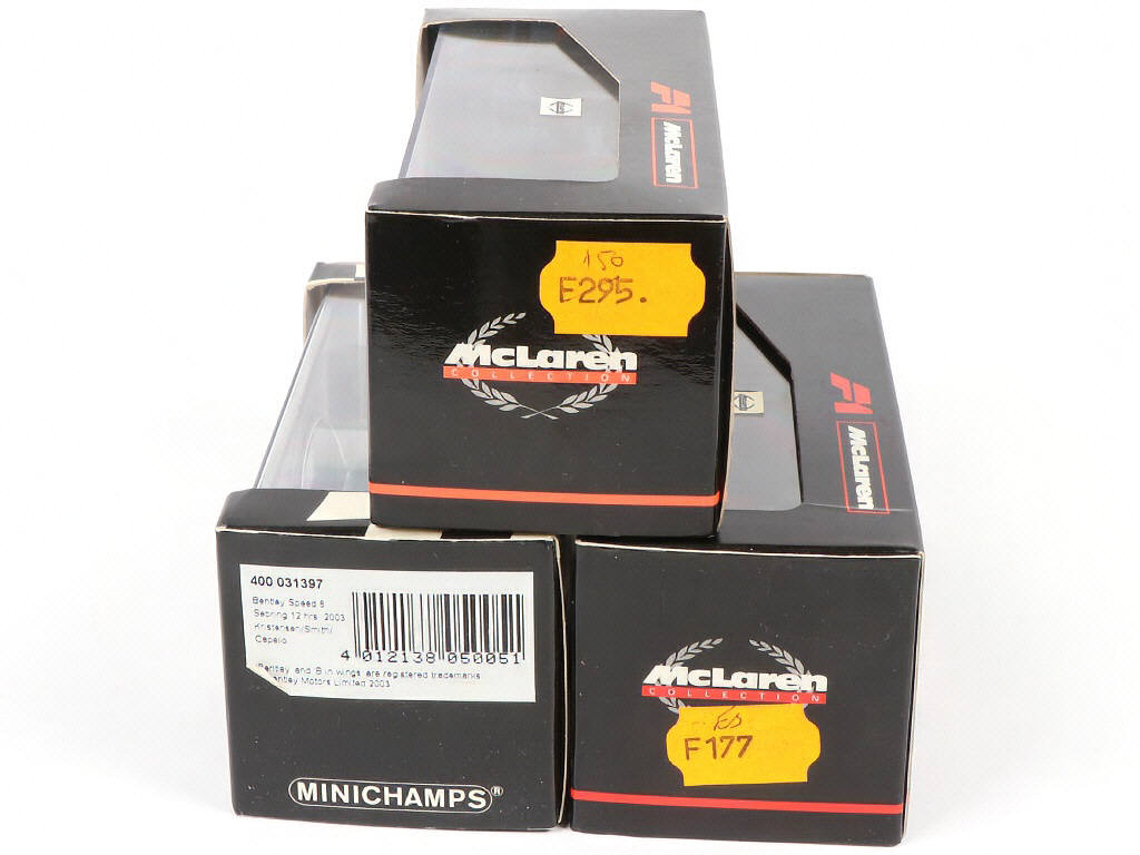 Lot 164 - MINICHAMPS (ALLEMAGNE) (3)