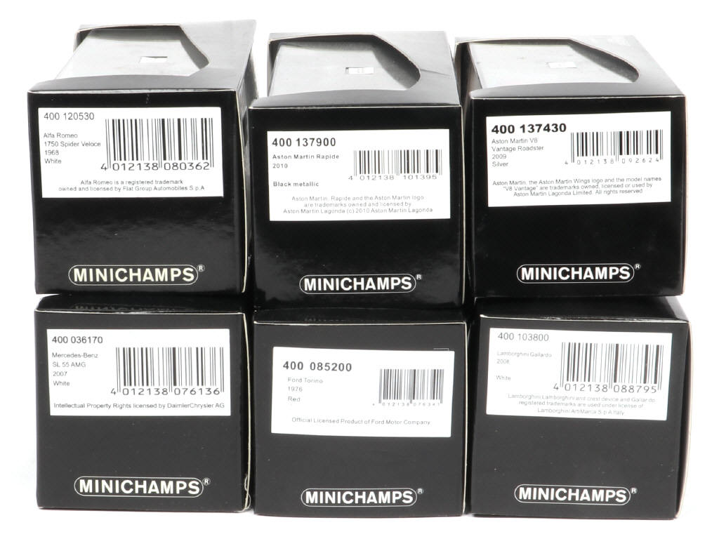 Lot 102 - MINICHAMPS (ALLEMAGNE) (6)