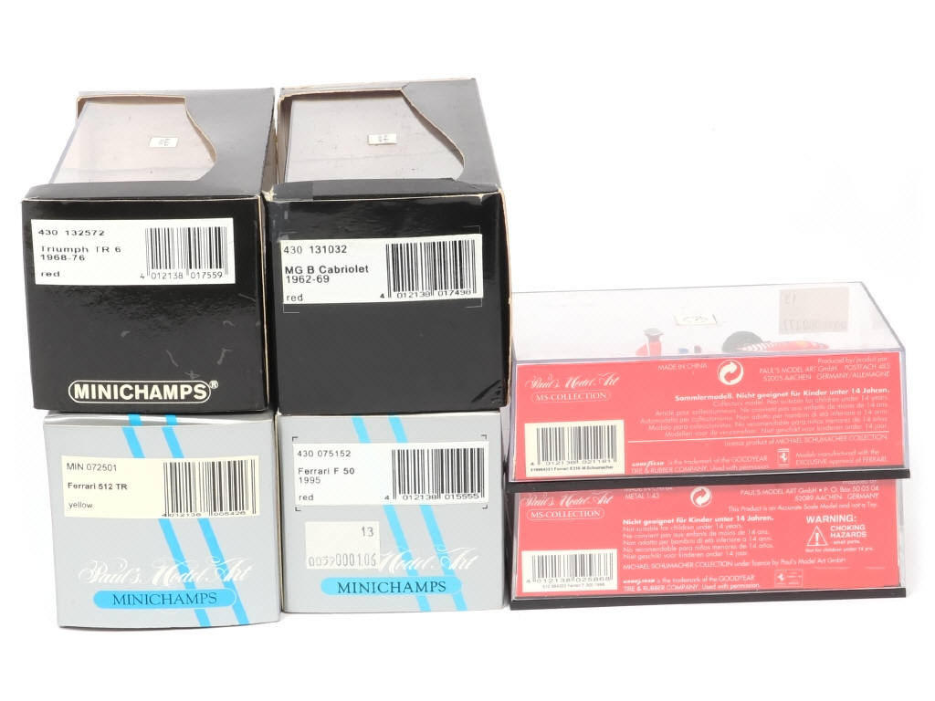 Lot 159 - MINICHAMPS (ALLEMAGNE) (6)