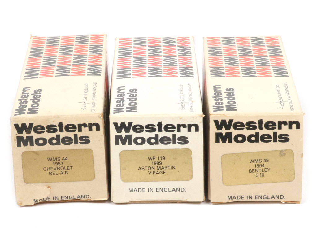 Lot 118 - WESTERN MODELS (GB) (3)
