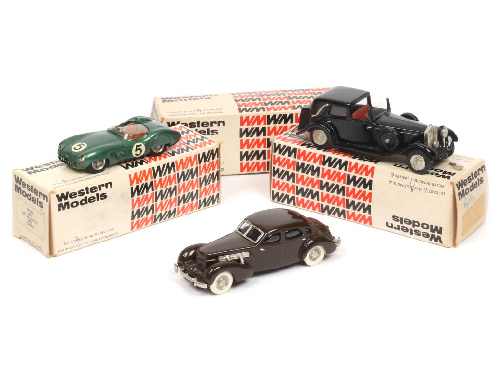 Lot 120 - WESTERN MODELS (GB) (3)