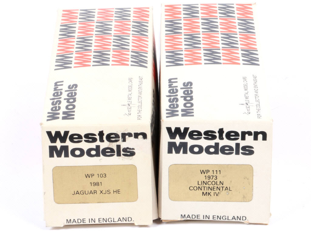 Lot 155 - WESTERN MODELS (GB) (2)