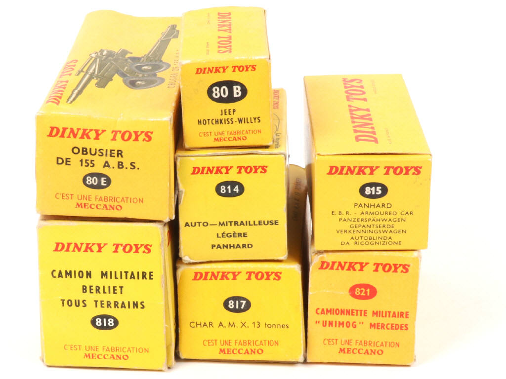 Lot 115 - DINKY TOYS (FRANCE) (7)
