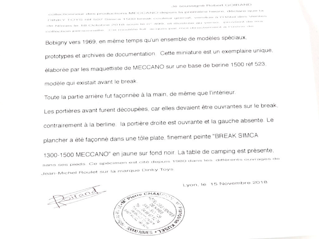 Lot 168 - DINKY TOYS (FRANCE) (1)