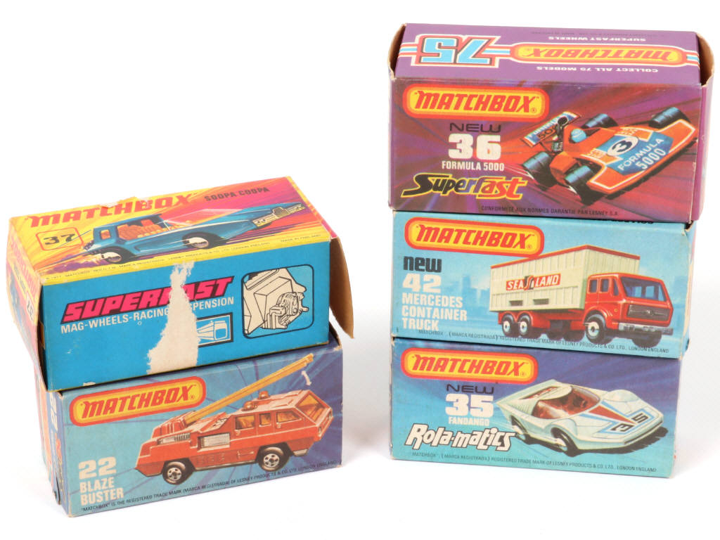 Lot 118 - MATCHBOX - SUPERFAST (GB) (5)