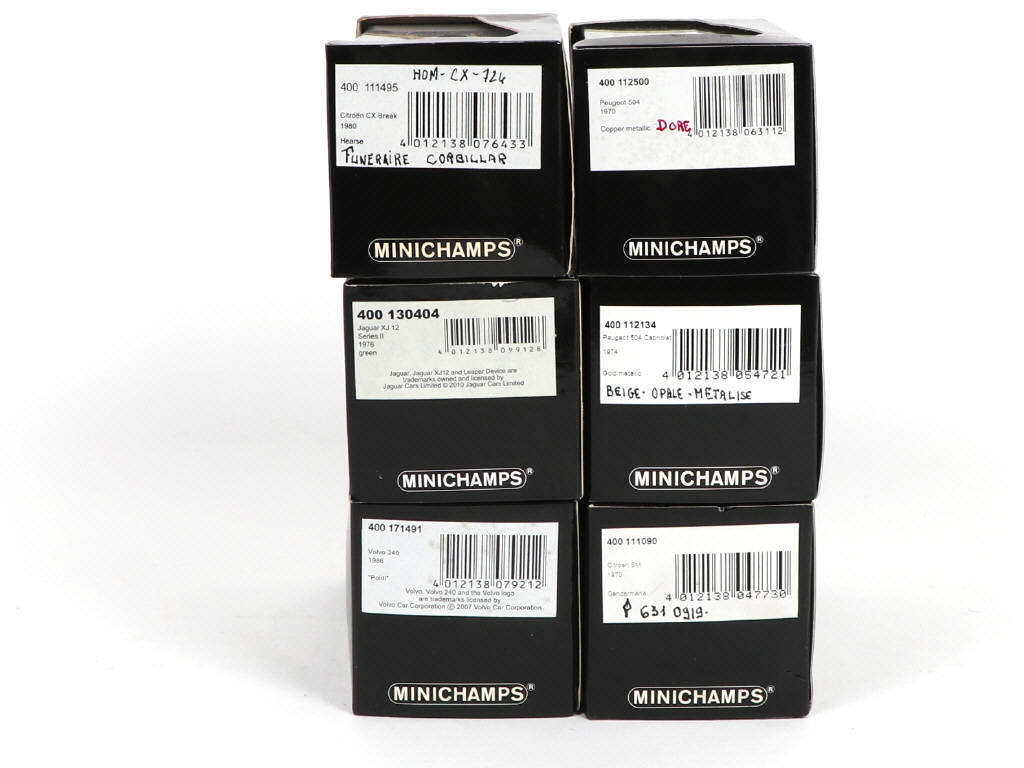 Lot 118 - MINICHAMPS (ALLEMAGNE) (6)