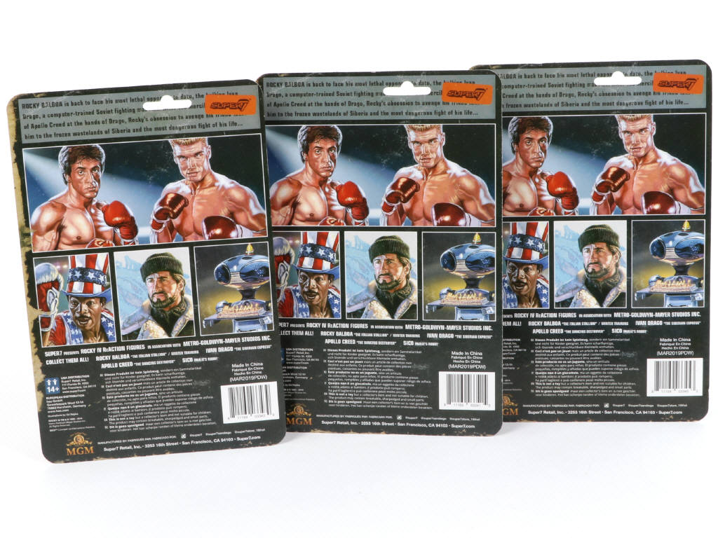 Lot 117 - REACTION FIGURE (CHINE) (3)