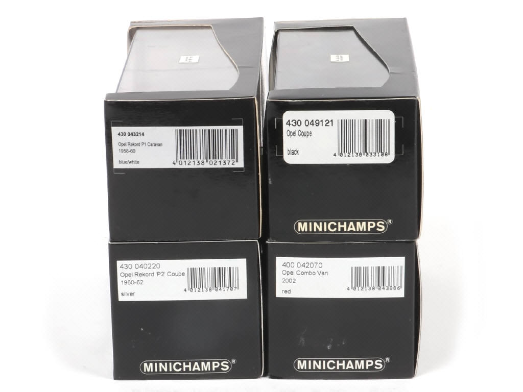 Lot 218 - MINICHAMPS (ALLEMAGNE) (4)
