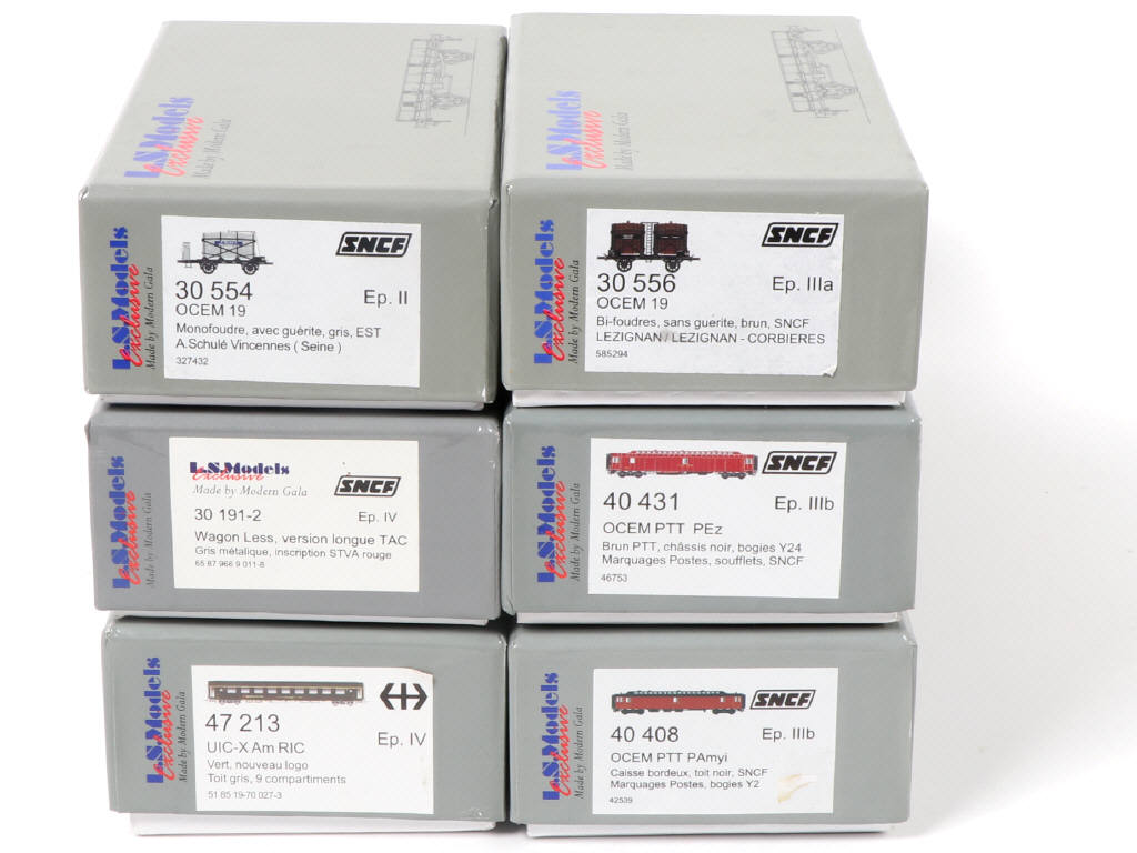 Lot 42 - L.S. MODELS 'HO' (BELGIQUE) (6)