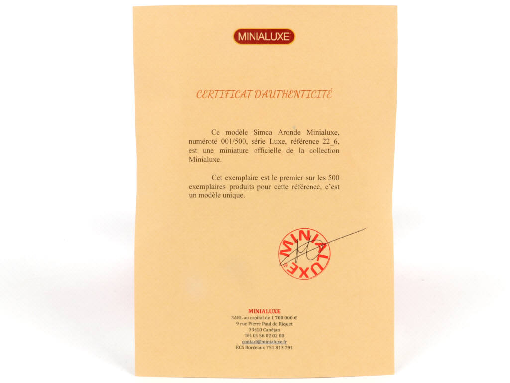 Lot 253 - MINIALUXE (FRANCE) (1)