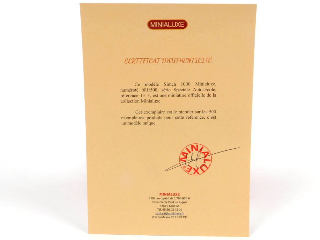 Lot 246 - MINIALUXE (FRANCE) (1)