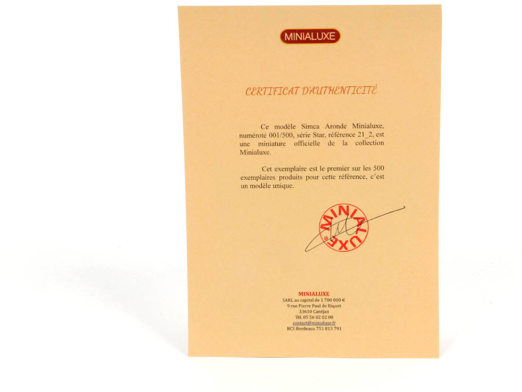 Lot 251 - MINIALUXE (FRANCE) (1)