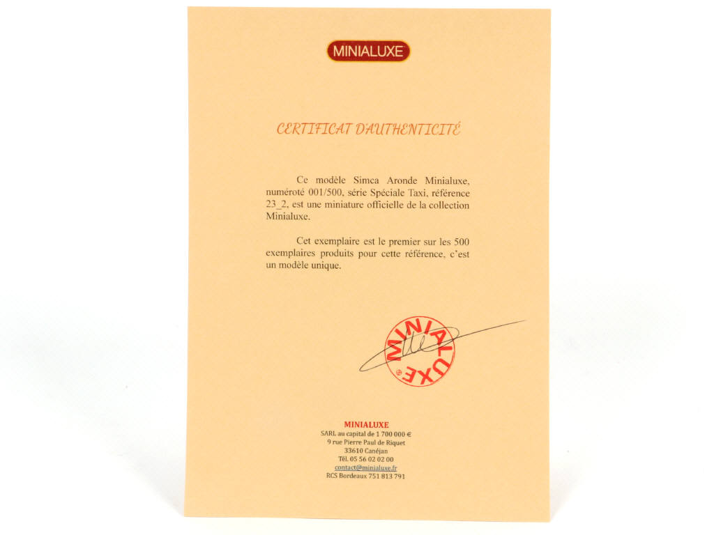 Lot 255 - MINIALUXE (FRANCE) (1)