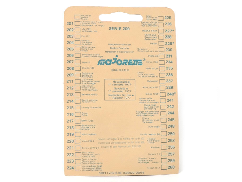 Lot 37 - MAJORETTE (FRANCE) (1)