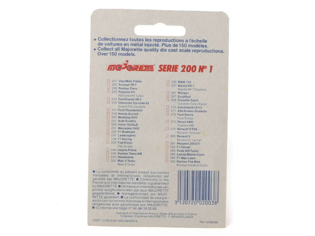 Lot 153 - MAJORETTE (FRANCE) (1)