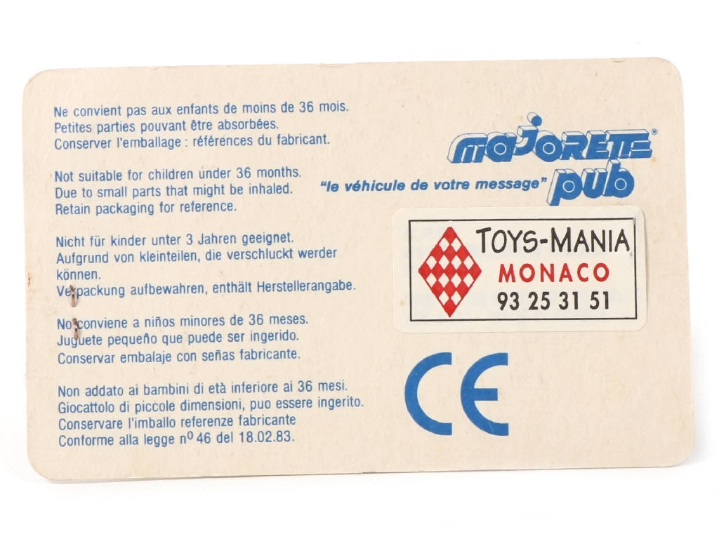 Lot 20 - MAJORETTE (FRANCE) (1)