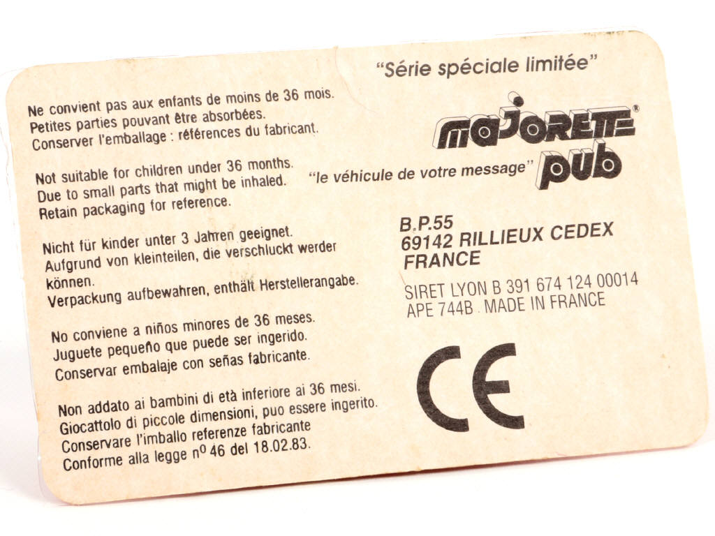 Lot 117 - MAJORETTE (FRANCE) (1)