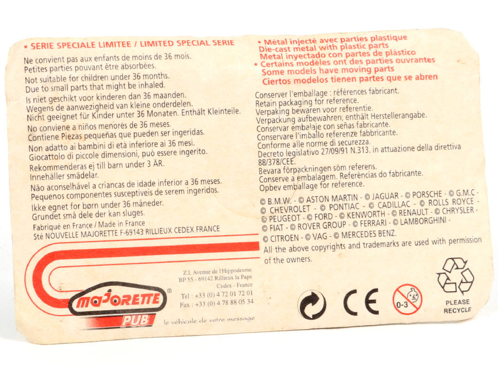 Lot 121 - MAJORETTE (FRANCE) (1)