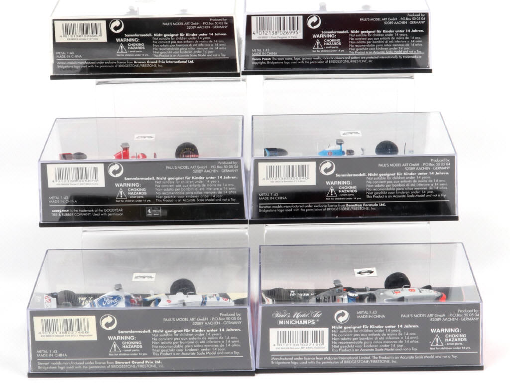 Lot 175 - MINICHAMPS (ALLEMAGNE) (6)