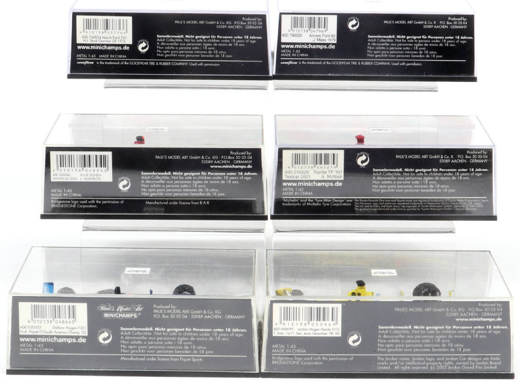 Lot 160 - MINICHAMPS (ALLEMAGNE) (7)