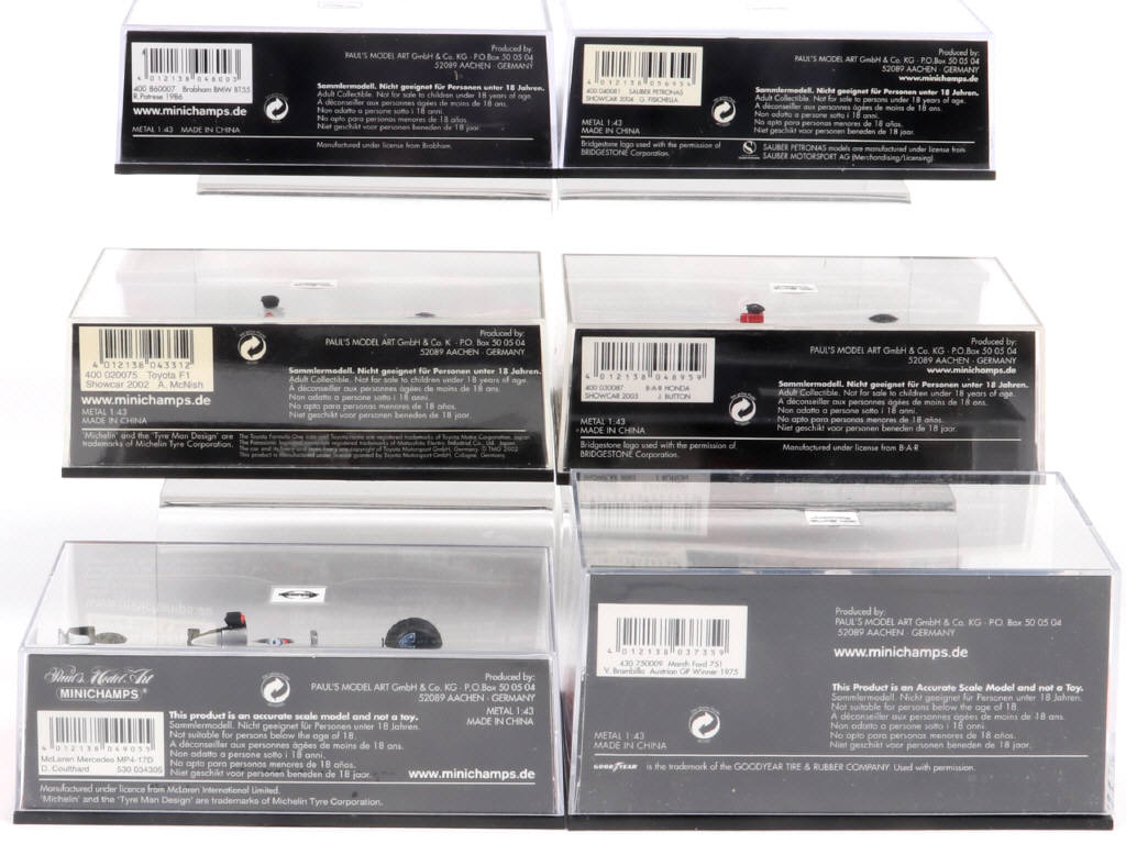 Lot 162 - MINICHAMPS (ALLEMAGNE) (7)