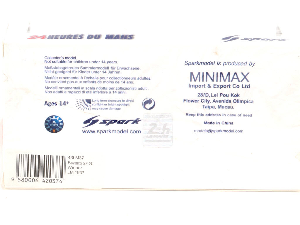 Lot 140 - SPARK (MACAU) (1)