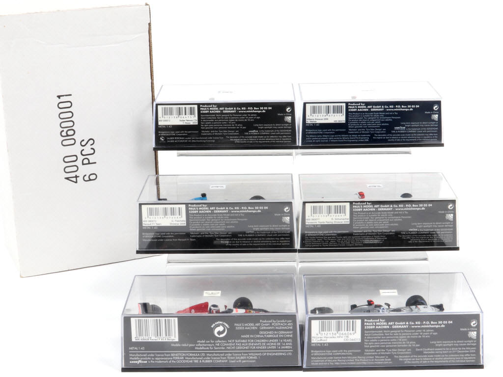 Lot 135 - MINICHAMPS (ALLEMAGNE) (6)