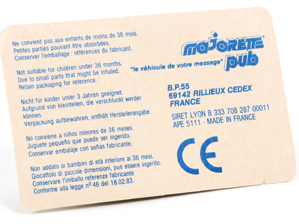 Lot 11 - MAJORETTE (FRANCE) (1)