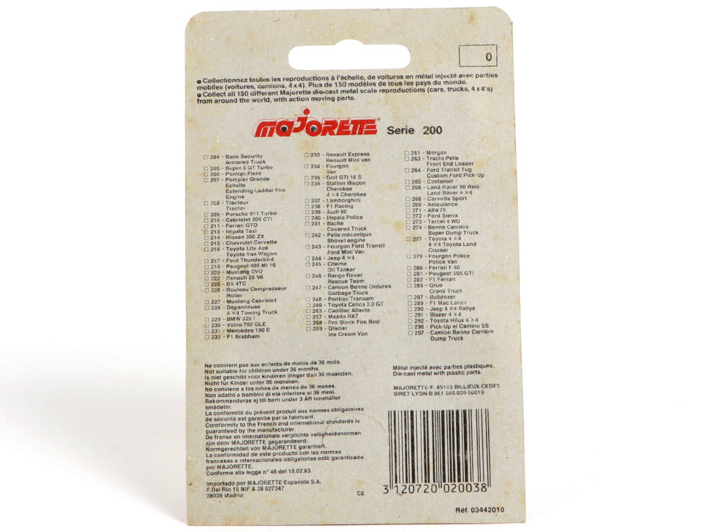 Lot 106 - MAJORETTE (FRANCE) (1)