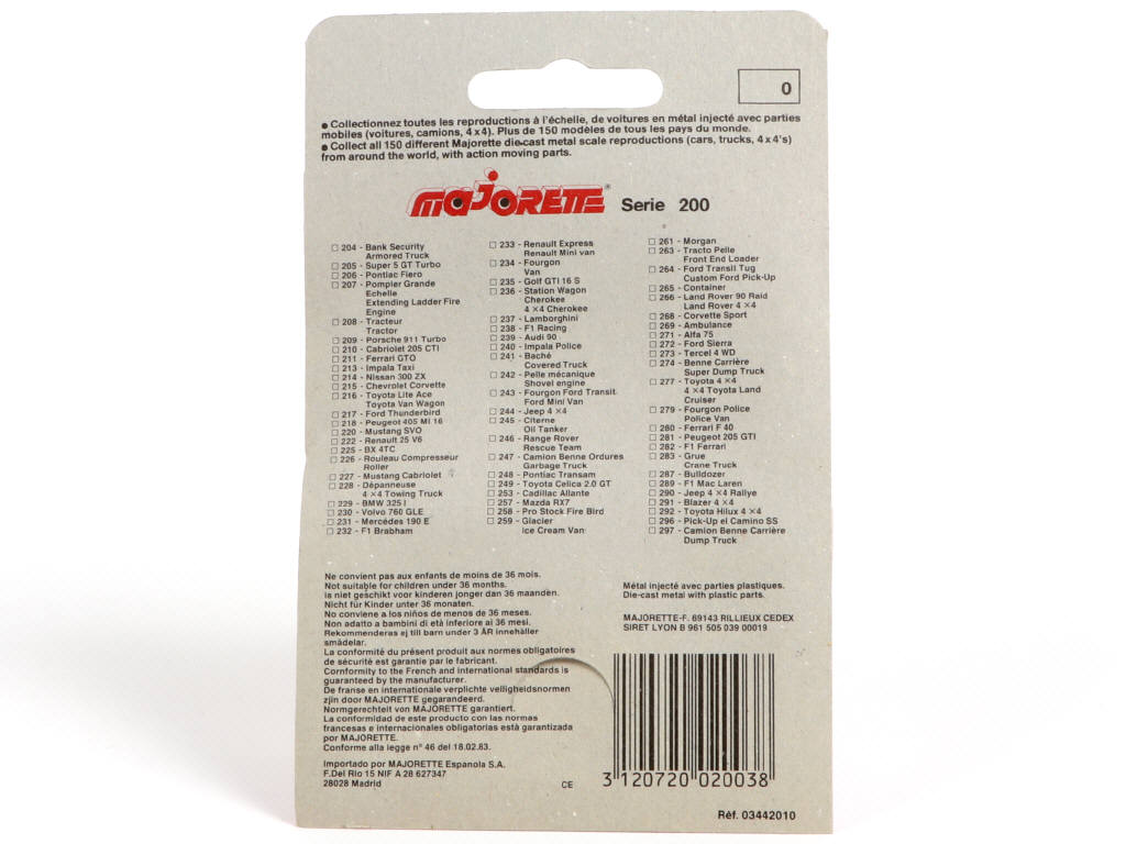 Lot 143 - MAJORETTE (FRANCE) (1)