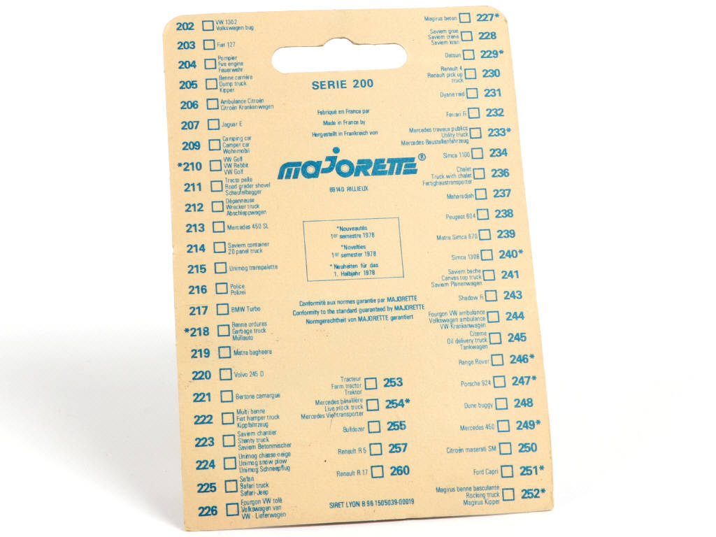 Lot 180 - MAJORETTE (FRANCE) (1)