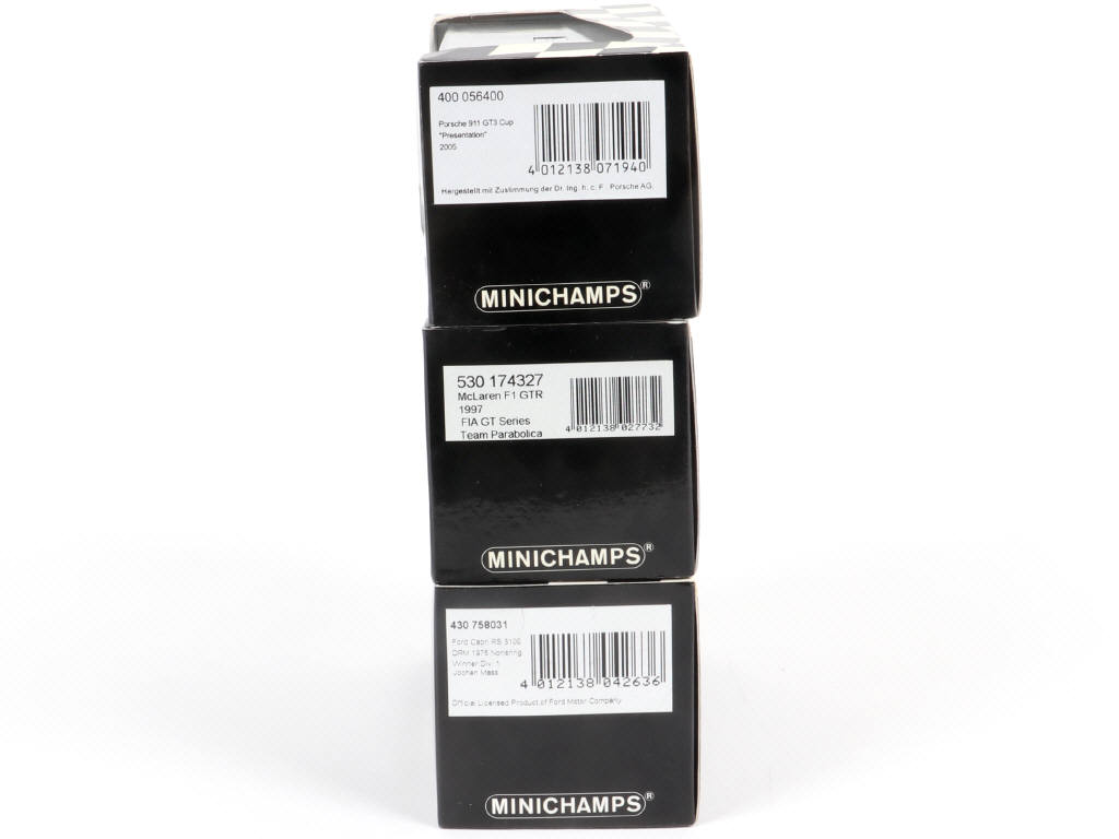 Lot 166 - MINICHAMPS (ALLEMAGNE) (3)