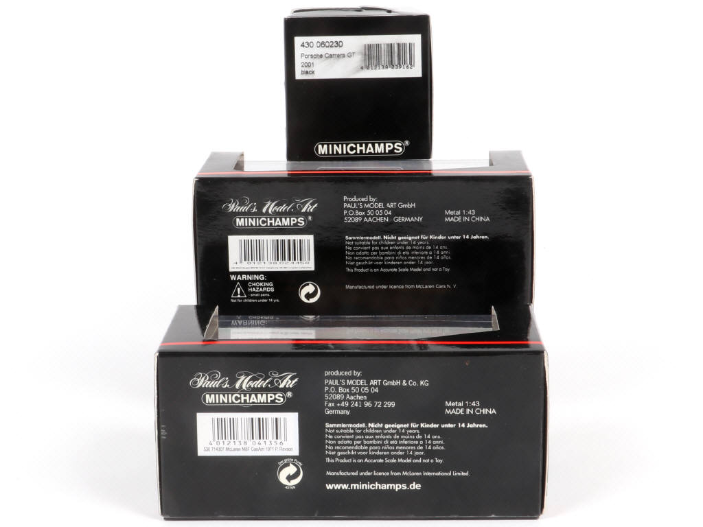 Lot 167 - MINICHAMPS (ALLEMAGNE) (3)