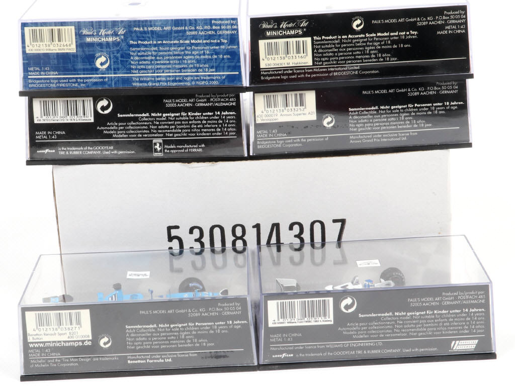 Lot 148 - MINICHAMPS (ALLEMAGNE) (6)