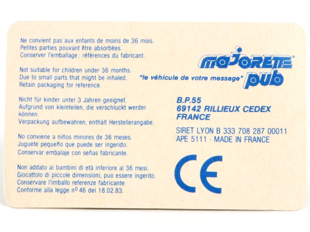 Lot 41 - MAJORETTE (FRANCE) (1)