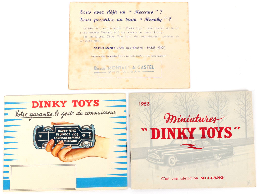 Lot 391 - DINKY TOYS (FRANCE) (3)
