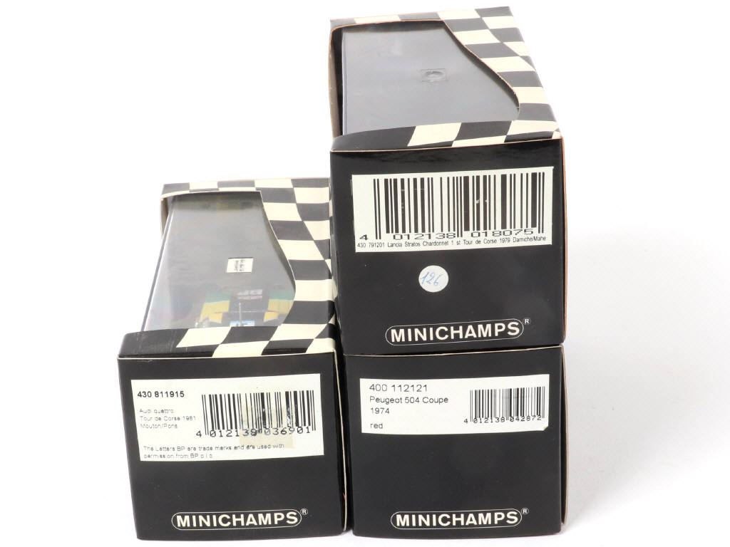 Lot 63 - MINICHAMPS (ALLEMAGNE) (3)