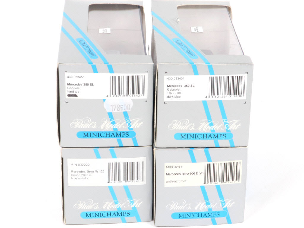 Lot 297 - MINICHAMPS (ALLEMAGNE) (4)