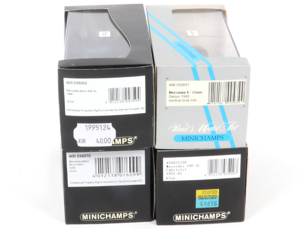 Lot 286 - MINICHAMPS (ALLEMAGNE) (4)