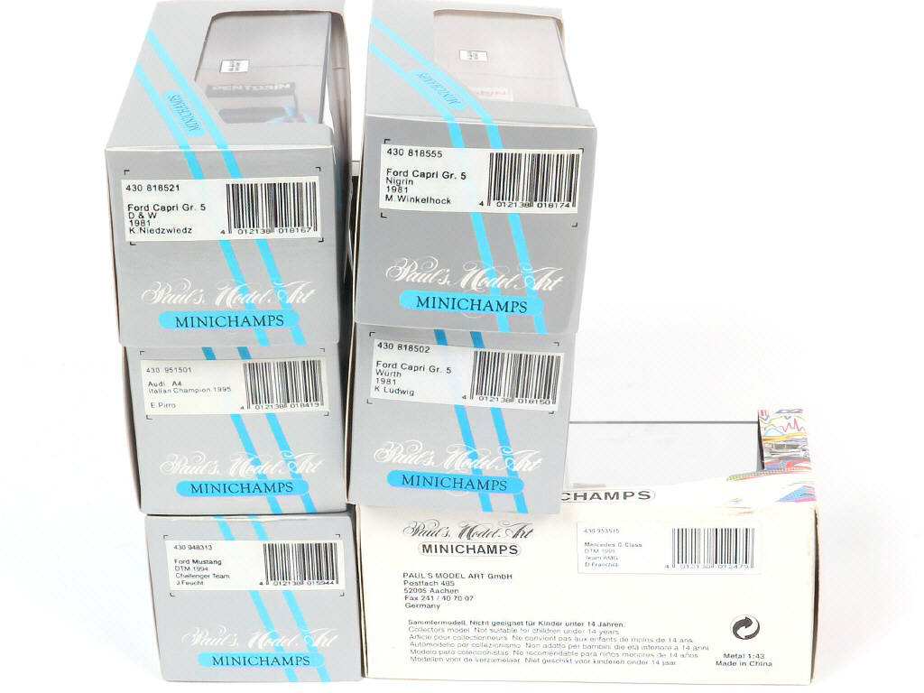 Lot 190 - MINICHAMPS (ALLEMAGNE) (6)