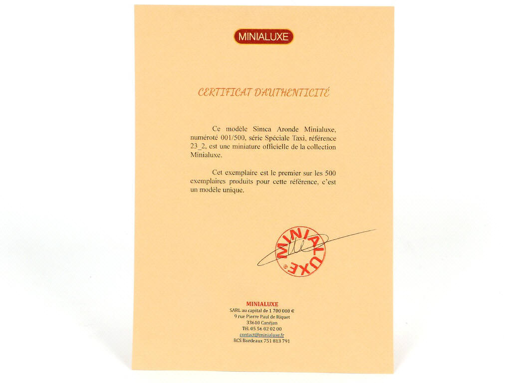 Lot 179 - MINIALUXE (FRANCE) (1)