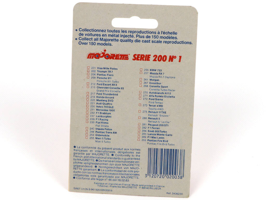 Lot 265 - MAJORETTE (FRANCE) (1)