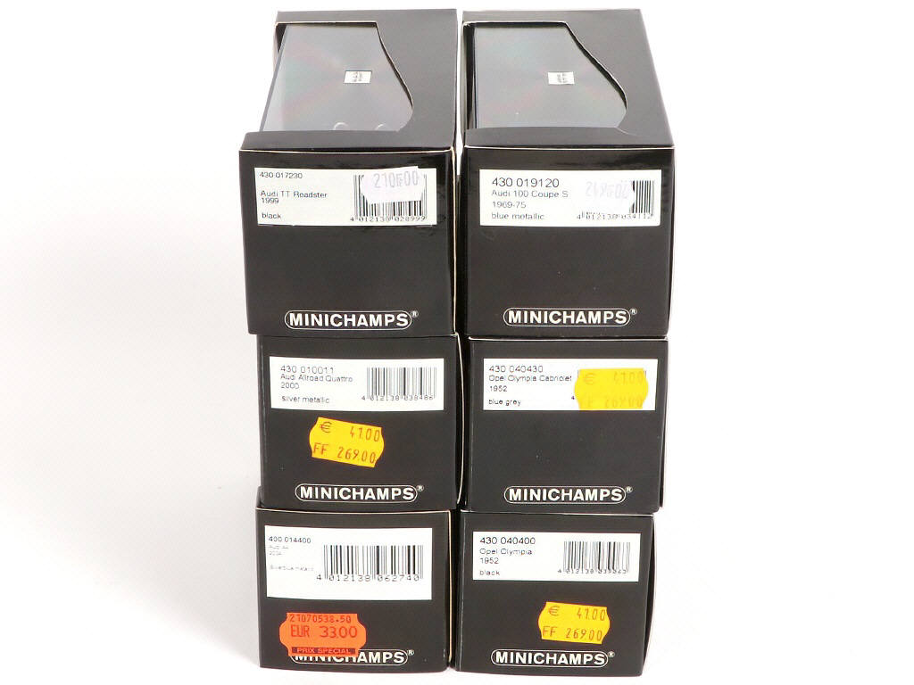 Lot 108 - MINICHAMPS (ALLEMAGNE) (6)