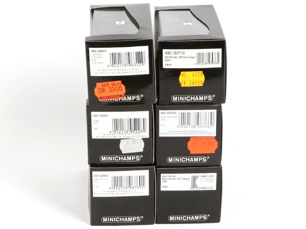 Lot 107 - MINICHAMPS (ALLEMAGNE) (6)