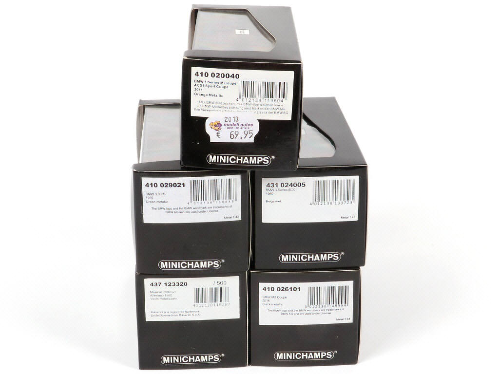 Lot 105 - MINICHAMPS (ALLEMAGNE) (5)