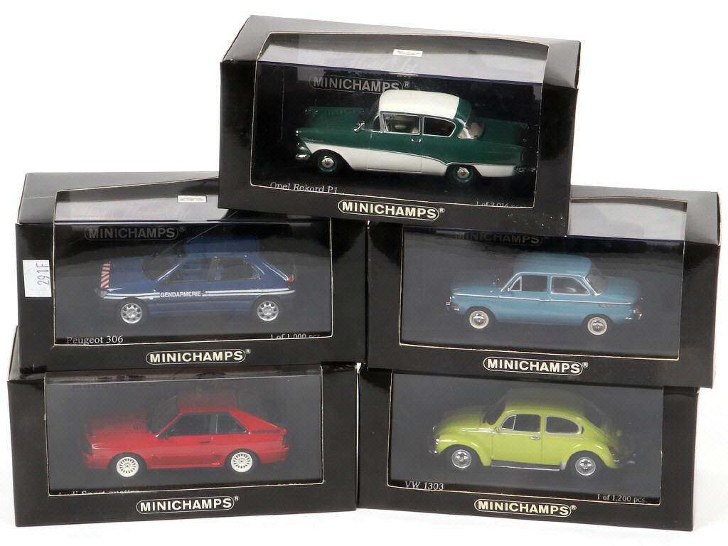 Lot 117 - MINICHAMPS (ALLEMAGNE) (5)